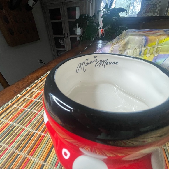 Authentic Disney Parks: Minnie Mouse Polka Dot Skirt And Legs Coffee Mug Cup NEW - Picture 6 of 8